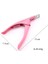Pembe 13*7.8 cm U Şekilli Yanlış Akrilik Ipuçları Makas Giyotin Kırmızı/pembe Yuvarlak/kare Shapemake Manikür Araçları Tırnak Makası Kesici (Yurt Dışından) 5