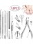 3 Adet Profesyonel Pedikür Araçları Batık Ayak Tırnağı Araçları Seti Tırnak Bakımı Batık Ayak Tırnağı Kaldırma Düzeltme Makası Ayak Bakımı 12 Adet/takım (Yurt Dışından) 5