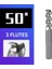 D4XD4X50L,10 Adet 3FX50 Freze Kesicisi Karbür Uç Alaşımlı Kaplama HRC50/60/65 Tungsten Çelik Alet Cnc Makineleri Araçları Torna 2/3/4 Flüt Karbür Değirmen (Yurt Dışından) 1