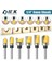 6X19.05X15.9 6MM/6.35MM Shank Yönlendirici Bit Seti Rulman Kırpma Ucu Düz Freze Kesicisi Ahşap Uçları Tungsten Karbür Kesme Ağaç Işleme (Yurt Dışından) 2