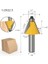 12.7X22.5 1 Adet 8mm 6mm 1/4 Inç 12MM 1/2 Inç Shank Pah Yönlendirici Bit 15 Derece Eğim Kenar Freze Kesicisi Ahşap Woodorking Tezgahları (Yurt Dışından) 1