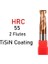 3X4DX50L-2F, 1 Adet HRC55 Çelik HRC50 HRC55 HRC65 Karbür Uçlu Değirmen 2 Flüt Parmak Freze Freze Kesici Alaşım Kaplama Tungsten Çelik Kesme Aleti Cnc Işleme Frezeler (Yurt Dışından) 1