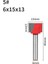6X15X13 Yusun 1 Adet 6 mm Shank Temizleme Alt Bit Yönlendirici Bit Cnc Karbür Ağaç Işleme Freze Kesicisi Ahşap Bit Yüz Değirmeni End Mill Araçları (Yurt Dışından) 1