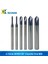 2XD4X50LX90D Pah Freze Kesici 60 90 120 Derece Karbür Pah Kırma Değirmeni Çapak Alma Kenarları V Grove Yönlendirici Bit 3 Flüt Cnc End Mill (Yurt Dışından) 2