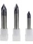 2XD4X50LX90D Pah Freze Kesici 60 90 120 Derece Karbür Pah Kırma Değirmeni Çapak Alma Kenarları V Grove Yönlendirici Bit 3 Flüt Cnc End Mill (Yurt Dışından) 4