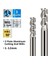 5 Adet 4XD4X12X50L Alüminyum Kesici 1-12MM Karbür Freze Kesicisi Hrc 50 3 Flüt Spiral End Mill Metal Freze Araçları Cnc Makinesi Yönlendirici Bit (Yurt Dışından) 4
