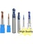 R0.45X4DX50L,5 Adet HRC55-2F Xuhan Bilyalı Uçlu Freze Tungsten Karbür Kesici Cnc Router Bit Freze Aracı R0.5 6mm 8mm 10MM HRC50 55 65 2 4 Flüt (Yurt Dışından) 3