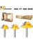 3 Adet 8mm Shank 8mm Shank 45 Derece Kilit Gönye Yönlendirici Bit Freze Kesicisi Zıvana Ağaç Işleme Aleti Ahşap Kesme Karbür Alaşım 6/6.35MM 1-1/2 (Yurt Dışından) 2
