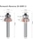Rev 6xr1 6 mm Shank Endüstriyel Sınıf Fwdrev Köşe Yuvarlak Ağaç Işleme Freze Kesicisi Kırpma Bıçağı Kenar Düzeltici 4 Diş Ahşap Yönlendirici Bit (Yurt Dışından) 5