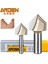 6.35X6.35 Arden 90 Derece V Bit 1/2 "karbür Üçgen V-Oluk Planya Yönlendirici Bit Ağaç Işleme Pah Kırma 3D Gravür Mdf Sertağaç Için (Yurt Dışından) 2