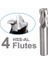 5MMX68L Hss-Al 4 Kanallı Hss-Al Parmak Freze 2 3 4 Flüt Düz Şaftlı Cnc Metaltool Yüksek Hassasiyetli Çap 4mm 6mm 8mm 10MM 12MM 16MM 18MM 20MM 25MM (Yurt Dışından) 1