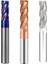 8XD8X60L HRC55 4 Flüt Vack Kaba Freze Karbür 4 Flüt HRC55° 65° Freze Uçları Alüminyum Metal Çelikler Için Cnc Freze Kesici Kaba Işleme Değirmeni 4 6 8mm (Yurt Dışından) 3