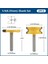 2 Adet 12.7mm Hampton Kano Ortak Yönlendirici Bit Seti 1/4 "1/2" 8mm Shank Karbür End Mill Ağaç Işleme Zıvana Kesici Flüt ve Boncuk Yönlendirici Bit (Yurt Dışından) 4