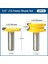 2 Adet 12.7mm Hampton Kano Ortak Yönlendirici Bit Seti 1/4 "1/2" 8mm Shank Karbür End Mill Ağaç Işleme Zıvana Kesici Flüt ve Boncuk Yönlendirici Bit (Yurt Dışından) 5