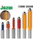 12X19.05X50.8MM 1 Adet 12MM Shank 2 "3" Gömme Trim Yönlendirici Bit Için Rulman ile Ahşap Şablon Desen Bit Tungsten Karbür Freze Kesicisi Ahşap (Yurt Dışından) 2