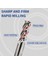 3f D3.5XD4X50L 10 Adet HRC50 3 Flüt Tungsten Çelik Freze Kesici End Mill Alaşım Kaplama Karbür 1mm 5mm 10MM 20MM Cnc Araçları Torna Için (Yurt Dışından) 2