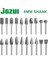C0616M06 6 mm Metal Çizim Tungsten Karbür Freze Kesici Döner Takım Çapak Cnc Gravür Aşındırıcı Aletler Metal Işleme Freze Parlatma (Yurt Dışından) 2
