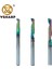 1 Adet 3.175X3.175X22 Vsharp 3.175MM 1f Dlc Renkli Kaplama Spiral Uçlu Değirmen Cnc Tek Flüt Alüminyum Freze Kesici Alüminyum Levha Gravür Kesme (Yurt Dışından) 4