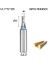 0201400820 Huhao 1/2 "şap 3 Flüt Freze Tct Düz Freze Uçları Kırpma End Mill Kesiciler Mdf Kontrplak Sunta Yuvası Matkap (Yurt Dışından) 1