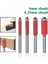 6mm Shank No3 4 Adet 1/4 Inç Shank Düz Gömme Trim Ahşap Yönlendirici Bit Üst Rulman ile 6mm 6.35MM 8mm Shank Zıvana Ağaç Işleme Için Kesici Aletler (Yurt Dışından) 2