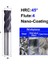 3.5X4X50L 4F45C Mzg Hrc 45 55 65 2 Kenar 4 Flüt Kare Freze Kesicisi Titanyum Işleme Cnc Sert Alaşımlı Karbür Aracı Tungsten Çelik Parmak Freze (Yurt Dışından) 1