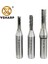 12.7X6X25 Vsharp 3 Flüt Tct Düz Kesme Ucu 12.7mm Hızlı Planya Kesme Karbür Alaşım Ağaç Işleme Yönlendirici Bit Ahşap Mdf Kontrplak (Yurt Dışından) 2