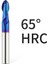 R4XD8X60L HRC65 Tyture Bilyalı Uçlu Freze Tungsten Karbür Kesici Cnc Router Bit Freze Aracı HRC45 55 65 2 Flüt Cnc Torna Tezgahı (Yurt Dışından) 1