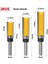 3 Adet Çap 19.05MM 6MM/6.35MM/8MM Shank Şablon Trim Menteşe Zıvana Açma Yönlendirici Bit Dia 15.9MM/19.05MM Düz End Mill Giyotin Temizleme Gömme Bit (Yurt Dışından) 3