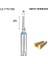 0201400628 Huhao 1/2 "şap 3 Flüt Freze Tct Düz Freze Uçları Kırpma End Mill Kesiciler Mdf Kontrplak Sunta Yuvası Matkap (Yurt Dışından) 1