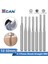 10 Adet 3.175X2X6L Xcan Karbür Uçlu Değirmen 10 Adet 3.175 Shank 2 Flüt Düz Yuvası Freze Kesicisi Mdf Plastik Ahşap Kesici Cnc Makinesi Yönlendirici Bit (Yurt Dışından) 2