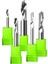 4X22X45MM 1 Adet 3.175/4/5/6/8MM Tek Flüt Freze Kesiciler Alüminyum Cnc Araçları Katı Karbür Alüminyum Kompozit Paneller (Yurt Dışından) 1