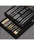 5 Pairs Black2 5 Pair Japon Çubuklarını Yeniden Kullanılabilir Alaşım Kaymaz Suşi Çubuklarını Set Çin Hediye Yeniden Kullanılabilir Çubuklarını Mutfak Sofra Hediye (Yurt Dışından) 2