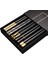 5 Pairs Black2 5 Pair Japon Çubuklarını Yeniden Kullanılabilir Alaşım Kaymaz Suşi Çubuklarını Set Çin Hediye Yeniden Kullanılabilir Çubuklarını Mutfak Sofra Hediye (Yurt Dışından) 3