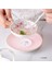 H03 Avrupa Tarzı Çiçek Tasarım Kahve Seti 150 ml Çay Seti Phnom Penh Seramik Kahve Fincanı ve Çay Saati Için Tabak Kemik Çini (Yurt Dışından) 1