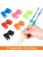 Orange-6pcs Yemek Çubukları Yardımcı Pratik Yardımcı Acemi Yetişkin Çocuklar Öğrenci Doğru Yeniden Kullanılabilir Tutma Eğitim Klipleri Parmak Kollu Çin (Yurt Dışından) 1