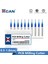 10 Adet 0.6mm Xcan Pcb Freze Kesicisi 0.5/0.6/0.8/1.2/1.4/1.7/1.8/2.2/2.4mm Nano Mavi Kaplamalı 1/8 Shank Mısır Freze Kesicisi End Mill Cnc Kesici (Yurt Dışından) 2