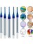 10 Adet 0.6mm Xcan Pcb Freze Kesicisi 0.5/0.6/0.8/1.2/1.4/1.7/1.8/2.2/2.4mm Nano Mavi Kaplamalı 1/8 Shank Mısır Freze Kesicisi End Mill Cnc Kesici (Yurt Dışından) 5