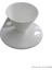 2 x Fincan ve Tabak 70ML Ins Hafif Lüks Kemik Çini Koni Tipi Espresso Shot Fincan Seramik Piramit Küçük Siyah Kahve Kupa ve Tabak Setleri Demitasse Çay Fincanı (Yurt Dışından) 3