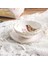 H01 Avrupa Tarzı Çiçek Tasarım Kahve Seti 150 ml Çay Seti Phnom Penh Seramik Kahve Fincanı ve Çay Saati Için Tabak Kemik Çini (Yurt Dışından) 3