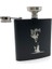 Aa Alalinong B110 Siyah Cep Şişesi 6 Oz Paslanmaz Çelik Kişiselleştirilmiş Lazer Kazınmış Şişe Alkol Likör Viski Rom Bir Huni ile (Yurt Dışından) 4