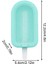 Yeşil Popsicle Dıy Dondurma Yapımı Kalıp Gıda Sınıfı Silikon Buz Küpü Makineleri Tepsi Kalıp Popsicle Araçları Mutfak Aletleri (Yurt Dışından) 1