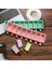Beyaz 8-Kavite Silikon Dondurma Kalıp Yapı Taşları Dıy Ev Yapımı Popsicle Kalıpları Tatlı Buz Pop Lolly Maker Yeniden Kullanılabilir Aracı (Yurt Dışından) 5