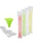 20XBAG ve Huni 5.5X28 cm Tek Kullanımlık Popsicle Kalıp Çantası Dondurucu Çanta Yaz Popsicle Ev Yapımı Yapma Aracı Farklı Dondurma Tatları Için Uygun (Yurt Dışından) 2