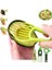 Yeşil ve Turuncu 1/2 3 In 1 Avokado Dilimleyici Tart Tereyağı Meyve Soyucu Kesici Hamuru Ayırıcı Plastik Bıçak Mutfak Sebze Araçları Mutfak Aletleri (Yurt Dışından) 5