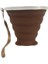 Kahverengi 270ML 270ML Katlanır Bardaklar Bpa Ücretsız Gıda Sınıfı Su Bardağı Seyahat Silikon Geri Çekilebilir Renkli Taşınabilir Açık Kahve Handcup Malzemeleri (Yurt Dışından) 1