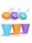 Kahverengi 270ML 270ML Katlanır Bardaklar Bpa Ücretsız Gıda Sınıfı Su Bardağı Seyahat Silikon Geri Çekilebilir Renkli Taşınabilir Açık Kahve Handcup Malzemeleri (Yurt Dışından) 2