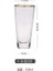 Highball Altın Kenar S Gökkuşağı Kristal Cam Renkli Çekiç Kaplama Highball Bira Bardağı Iyon Kaplama Şarap Kokteyl Cam Kupa Kahve Fincanı Isıya Dayanıklı (Yurt Dışından) 1