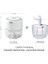 Beyaz Set 100/250 ml Mini Elektrikli Sarımsak Kıyıcı USB Şarj Zencefil Et Ezici Makinesi Biber Kıyıcı Basın Ezici Makinesi Mutfak Aracı (Yurt Dışından) 1