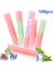Boyut L Huni 40 Adet Tek Kullanımlık Buz Popsicle Çanta Buz Pop Kalıp Çanta Dondurma Çubukları Dondurucu Tüpler Meyve Yoğurt Smoothies Çanta Için Silikon Huni ile (Yurt Dışından) 2