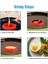 Aşk Rastgele Renk Silikon Kızarmış Yumurta Gözleme Halkası Omlet Kızarmış Yumurta Yuvarlak/aşk Şekillendirici Yumurta Kalıp Pişirme Kahvaltı Kızartma Tavası Fırın Mutfak (Yurt Dışından) 3